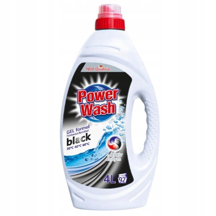 Power Wash Black żel do prania czarnego 4L – 92 prania